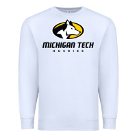 White michigan tech huskies Premium Sweatshirt - linhVisuals