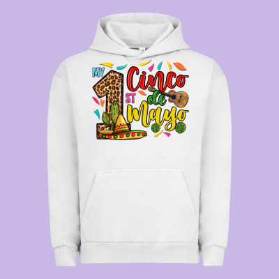 My First Cinco De Mayo Urban Hoodie Designed By Ranaportraitstore
