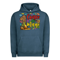 Pigment Midnight Navy My first cinco de mayo Urban Hoodie - RanaPortraitStore