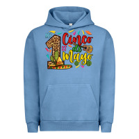 Pigment Pebble Blue My first cinco de mayo Urban Hoodie - RanaPortraitStore