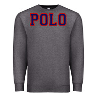 Charcoal Heather polo Premium Sweatshirt - linhVisuals