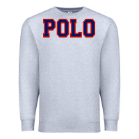 Heather Grey polo Premium Sweatshirt - linhVisuals