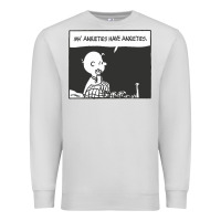 Dove Grey my anxieties have anxieties   peanuts Premium Sweatshirt - linhVisuals