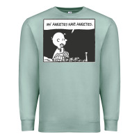 Seafoam my anxieties have anxieties   peanuts Premium Sweatshirt - linhVisuals