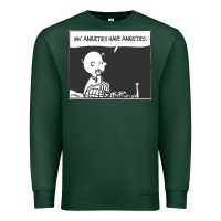 Sports Green my anxieties have anxieties   peanuts Premium Sweatshirt - linhVisuals