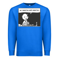 True Royal my anxieties have anxieties   peanuts Premium Sweatshirt - linhVisuals