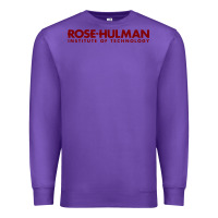 Purple rose hulman institute of technology Premium Sweatshirt - linhVisuals