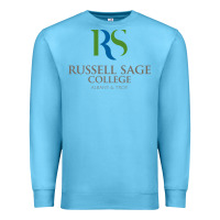 Ocean Blue russell sage college Premium Sweatshirt - linhVisuals