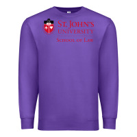 Purple saint john's university Premium Sweatshirt - linhVisuals