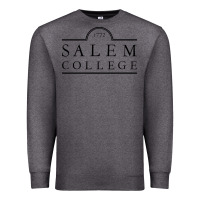 Charcoal Heather salem college Premium Sweatshirt - linhVisuals