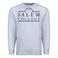 Heather Grey salem college Premium Sweatshirt - linhVisuals
