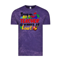 Cloud Purple being an au some teacher is a work of the heart Vintage Tee - FaDigitalArtStudio