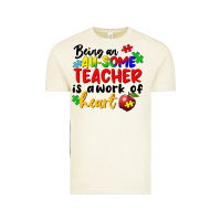 Vintage Arctic being an au some teacher is a work of the heart Vintage Tee - FaDigitalArtStudio
