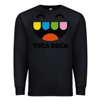 Black toca Premium Sweatshirt - linhVisuals