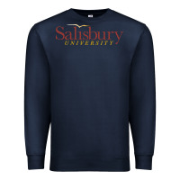 Navy salisbury university Premium Sweatshirt - linhVisuals
