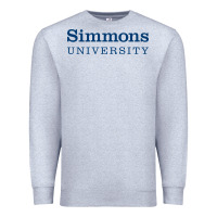 Heather Grey simmons university Premium Sweatshirt - linhVisuals