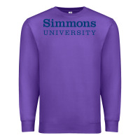 Purple simmons university Premium Sweatshirt - linhVisuals