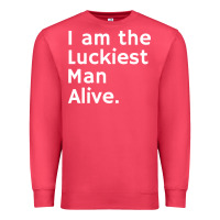 Cardinal luckiest man alive Premium Sweatshirt - linhVisuals