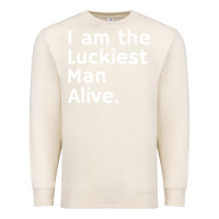 Sandshell luckiest man alive Premium Sweatshirt - linhVisuals