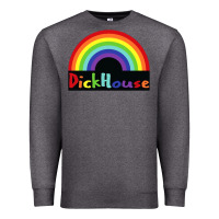 Charcoal Heather dick house Premium Sweatshirt - linhVisuals