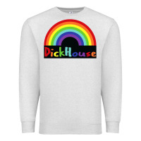 Oatmeal Heather dick house Premium Sweatshirt - linhVisuals