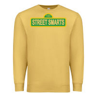 Antique Gold street smarts   john mulaney Premium Sweatshirt - linhVisuals