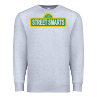 Heather Grey street smarts   john mulaney Premium Sweatshirt - linhVisuals