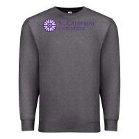 Charcoal Heather st. catherine university Premium Sweatshirt - linhVisuals