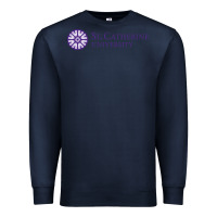 Navy st. catherine university Premium Sweatshirt - linhVisuals
