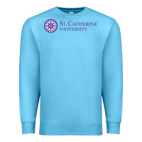 Ocean Blue st. catherine university Premium Sweatshirt - linhVisuals