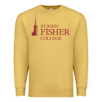 Antique Gold st. john fisher collage Premium Sweatshirt - linhVisuals