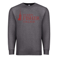 Charcoal Heather st. john fisher collage Premium Sweatshirt - linhVisuals