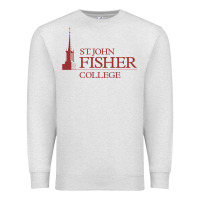 Oatmeal Heather st. john fisher collage Premium Sweatshirt - linhVisuals