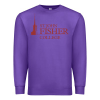 Purple st. john fisher collage Premium Sweatshirt - linhVisuals