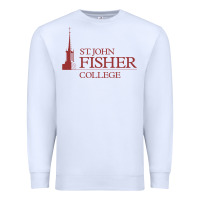 White st. john fisher collage Premium Sweatshirt - linhVisuals