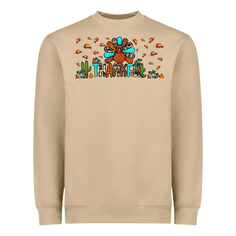 Thankful Turkey Heavyweight Sweatshirt by JahusDesignShop | Teevron