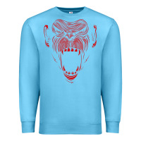 Ocean Blue primal onnit t chimp Premium Sweatshirt - linhVisuals