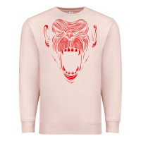 Pale Pink primal onnit t chimp Premium Sweatshirt - linhVisuals