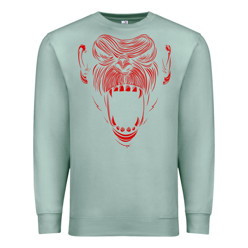 Primal Onnit T Chimp Premium Sweatshirt by linhVisuals | Teevron
