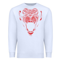 White primal onnit t chimp Premium Sweatshirt - linhVisuals