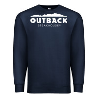 Navy Outback Steakhouse Premium Sweatshirt - linhVisuals