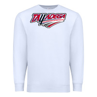 White Talladega Superspeedway Premium Sweatshirt - linhVisuals