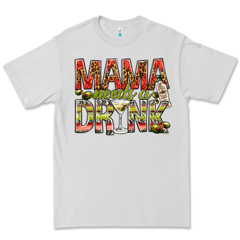 Mama Needs A Drink Mother's Day Premium Tee by HowdyJamesFarm | Teevron