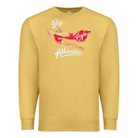 Antique Gold princess diana virgin atlantic fly atlantic Premium Sweatshirt - linhVisuals