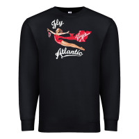 Princess Diana Virgin Atlantic Fly Atlantic Premium Sweatshirt | Teevron