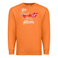 Carrot princess diana virgin atlantic fly atlantic Premium Sweatshirt - linhVisuals