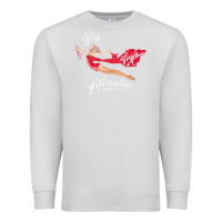 Dove Grey princess diana virgin atlantic fly atlantic Premium Sweatshirt - linhVisuals