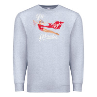 Heather Grey princess diana virgin atlantic fly atlantic Premium Sweatshirt - linhVisuals
