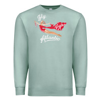 Seafoam princess diana virgin atlantic fly atlantic Premium Sweatshirt - linhVisuals