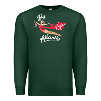 Sports Green princess diana virgin atlantic fly atlantic Premium Sweatshirt - linhVisuals